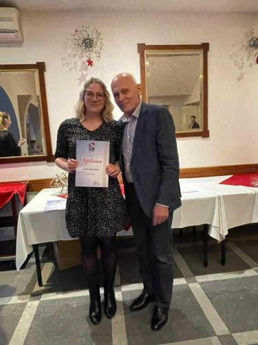 Božićni domjenak 2021 - Alma Dina Bašić i Božo Perković