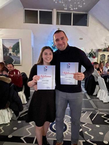 Božićni domjenak 2021 - Matea Ružić i Karlo Findri