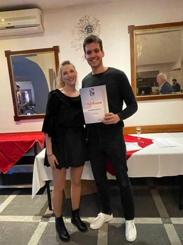 Božićni domjenak 2021 - Mia Maesano Krapinec i Branimir Rajčić