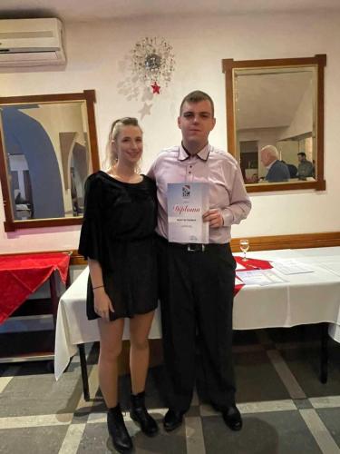 Božićni domjenak 2021 - Mia Maesano Krapinec i Martin Premur