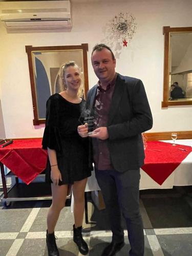 Božićni domjenak 2021 - Mia Maesano Krapinec i Miljenko Mrsel