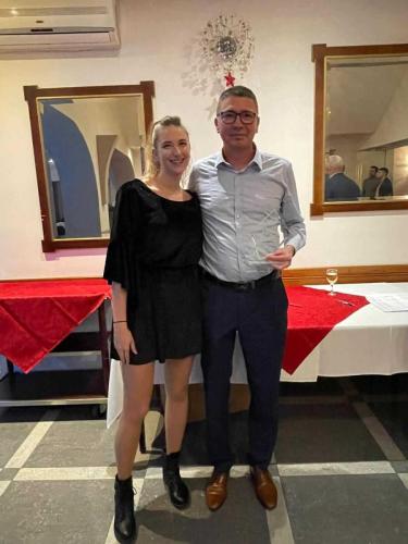 Božićni domjenak 2021 - Mia Maesano Krapinec i Zoran Lojdl