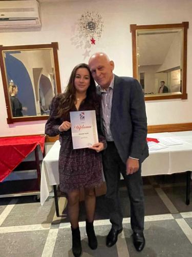 Božićni domjenak 2021 - Regina Tadić i Božo Perković