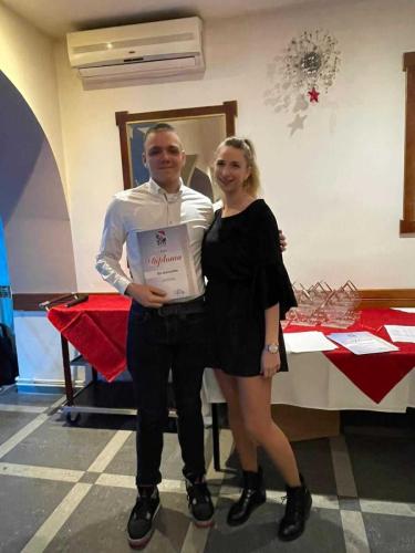 Božićni domjenak 2021 - Željko Capan i Mia Maesano Krapinec