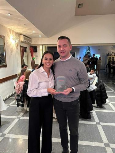 Božićni domjenak 2023 - Ivana Rogić i Krunoslav Peić