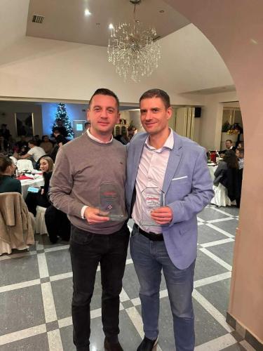 Božićni domjenak 2023 - Krunoslav Peić i Alfred Jovović